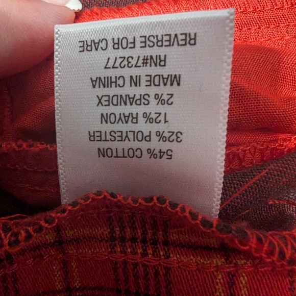 Croft and Barrow plaid pants - Picture 4 of 7